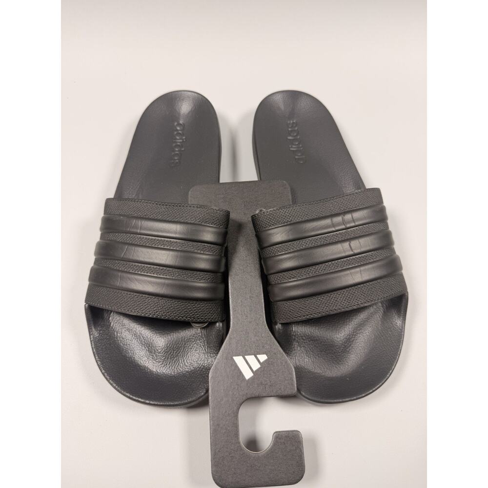 Adidas Adilette Comfort Slides Mens Size 11 Black Sandals - Picture 4 of 5